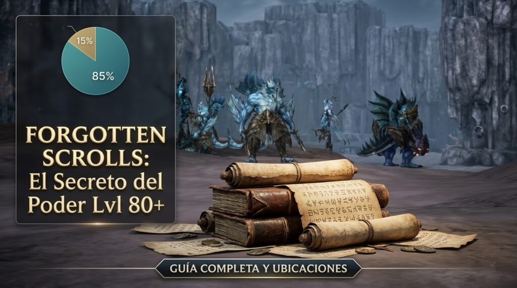 Guía de Forgotten Scroll en Lineage 2: Habilidades Lvl 80+